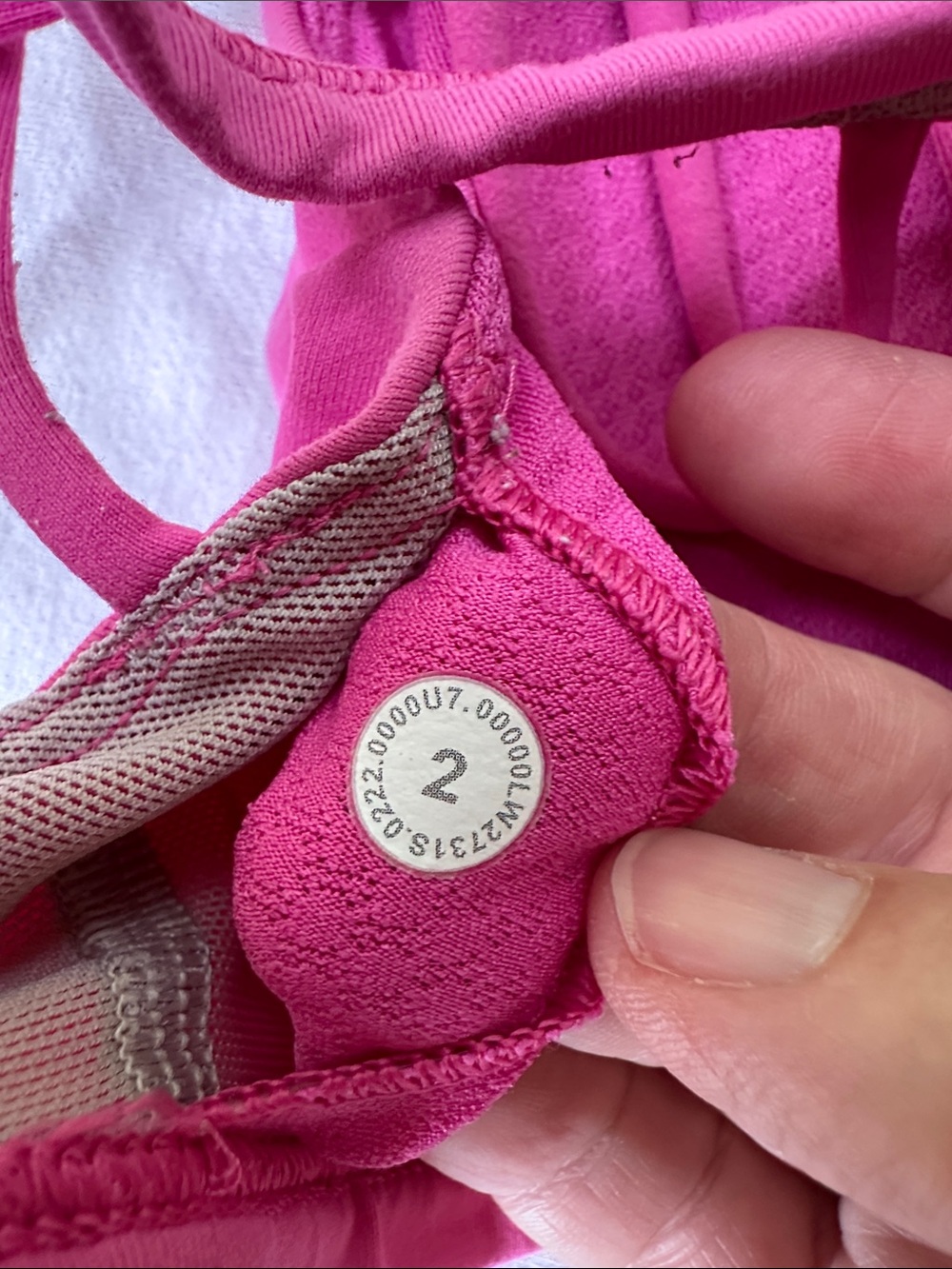 lululemon athletica Strappy Back Sports Bra - hot pink - Picture 4 of 4
